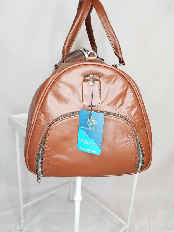 Lost Creek Co. Weekender Travel Leather Duffel Bag