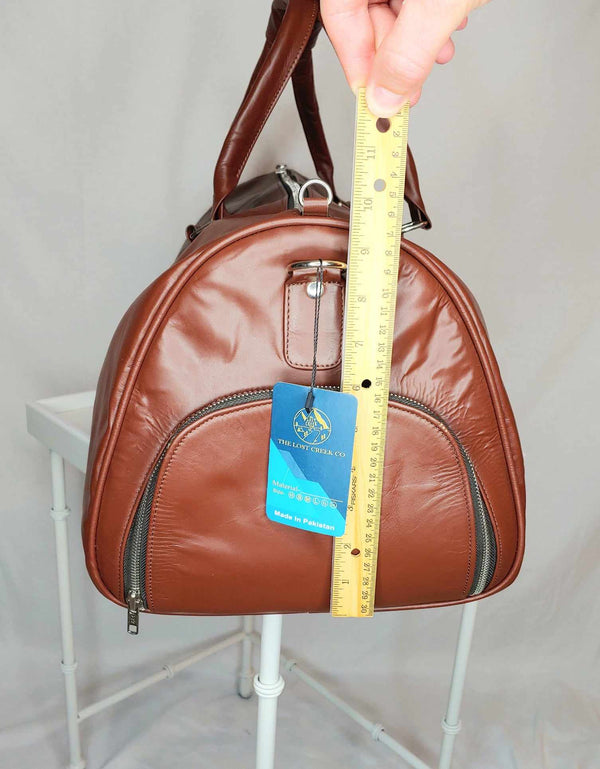 Lost Creek Co. Weekender Travel Leather Duffel Bag