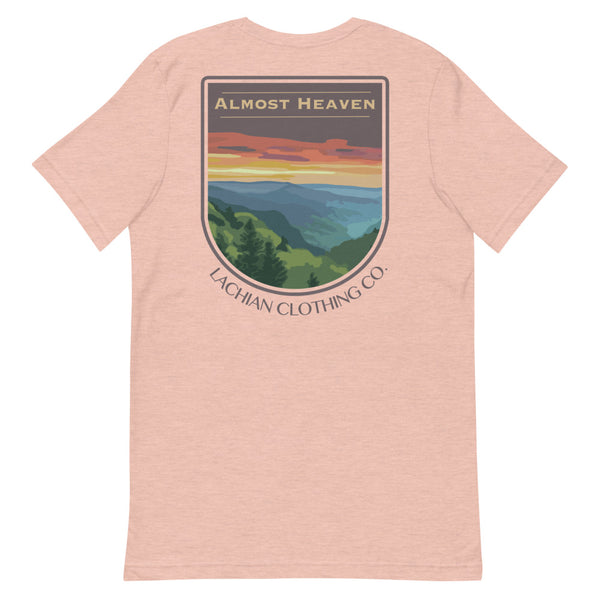 Almost Heaven Front and Back Tee