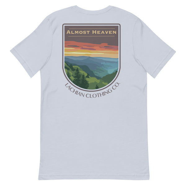 Almost Heaven Front and Back Tee